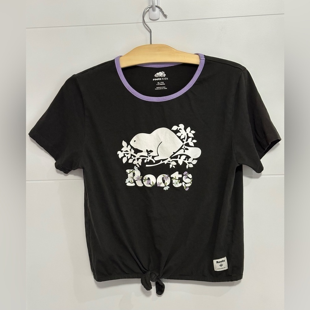 Roots Kids: Short Sleeve Shirt- Size XL